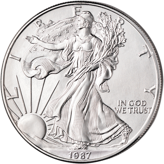 1987 1 oz American Silver Eagle Coin