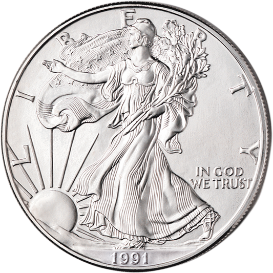 1991 1 oz American Silver Eagle Coin