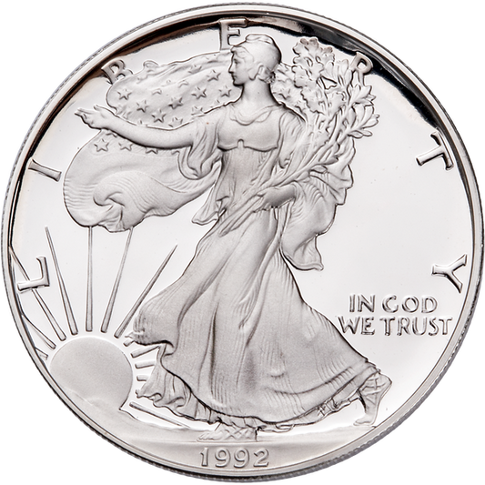 1992 1 oz American Silver Eagle Coin