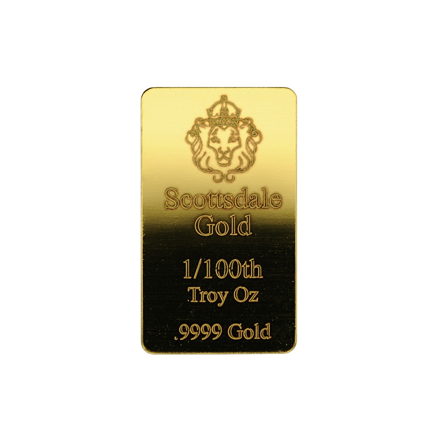 Gold Bar | 1/100 Troy Ounce | 9999 Fine Gold