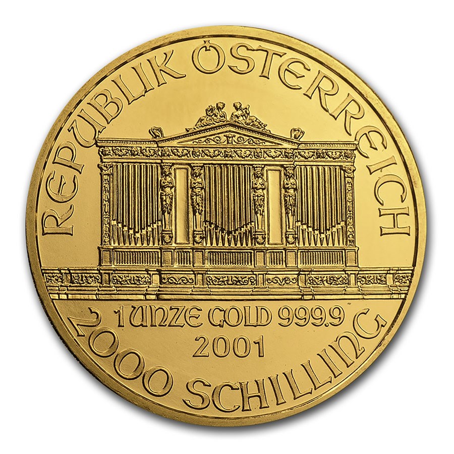 1 oz Austria Gold Philharmonic Coin | Random Year