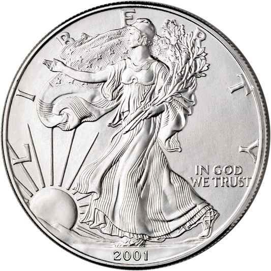 2001 1 oz American Silver Eagle Coin