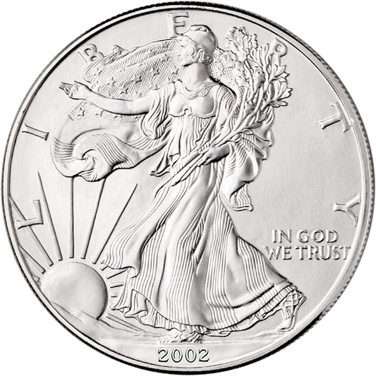 2002 1 oz American Silver Eagle Coin