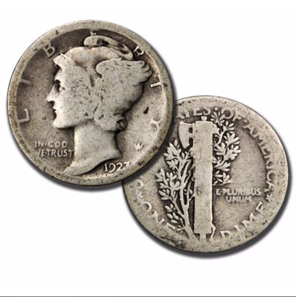 90% Silver Mercury Dimes | $1 FV | Circulated