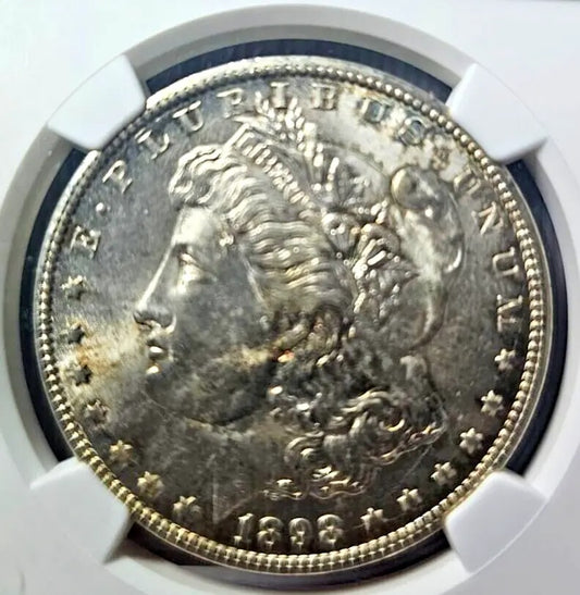 1898-O Morgan Silver Dollar | NGC MS64 | Toned