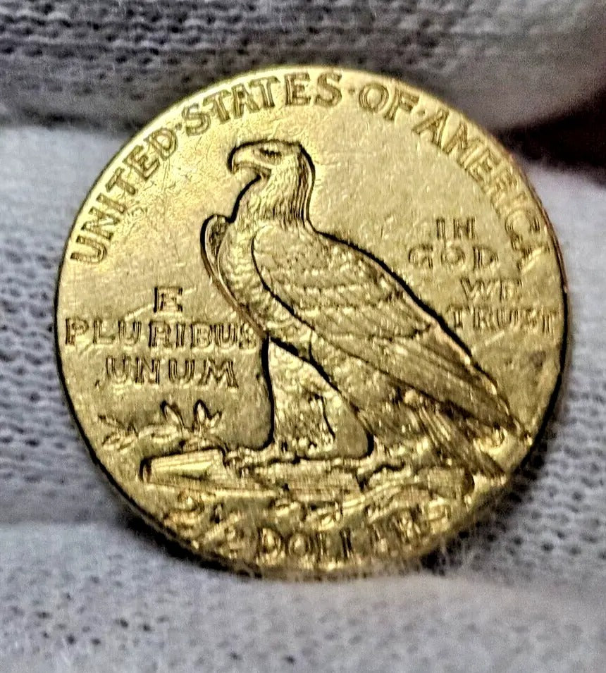 1914-D $2.5 Indian Head Gold Quarter Eagle | XF+ Scarce Semi-Key
