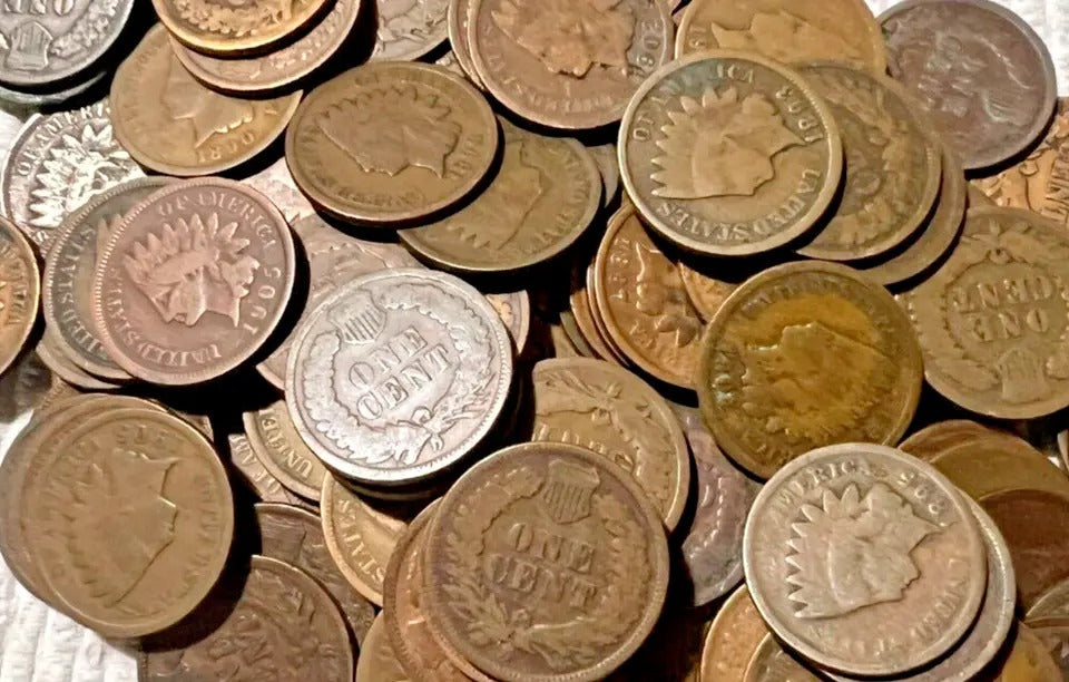 Indian Head Cents Pennies | 100 qty | Random Dates