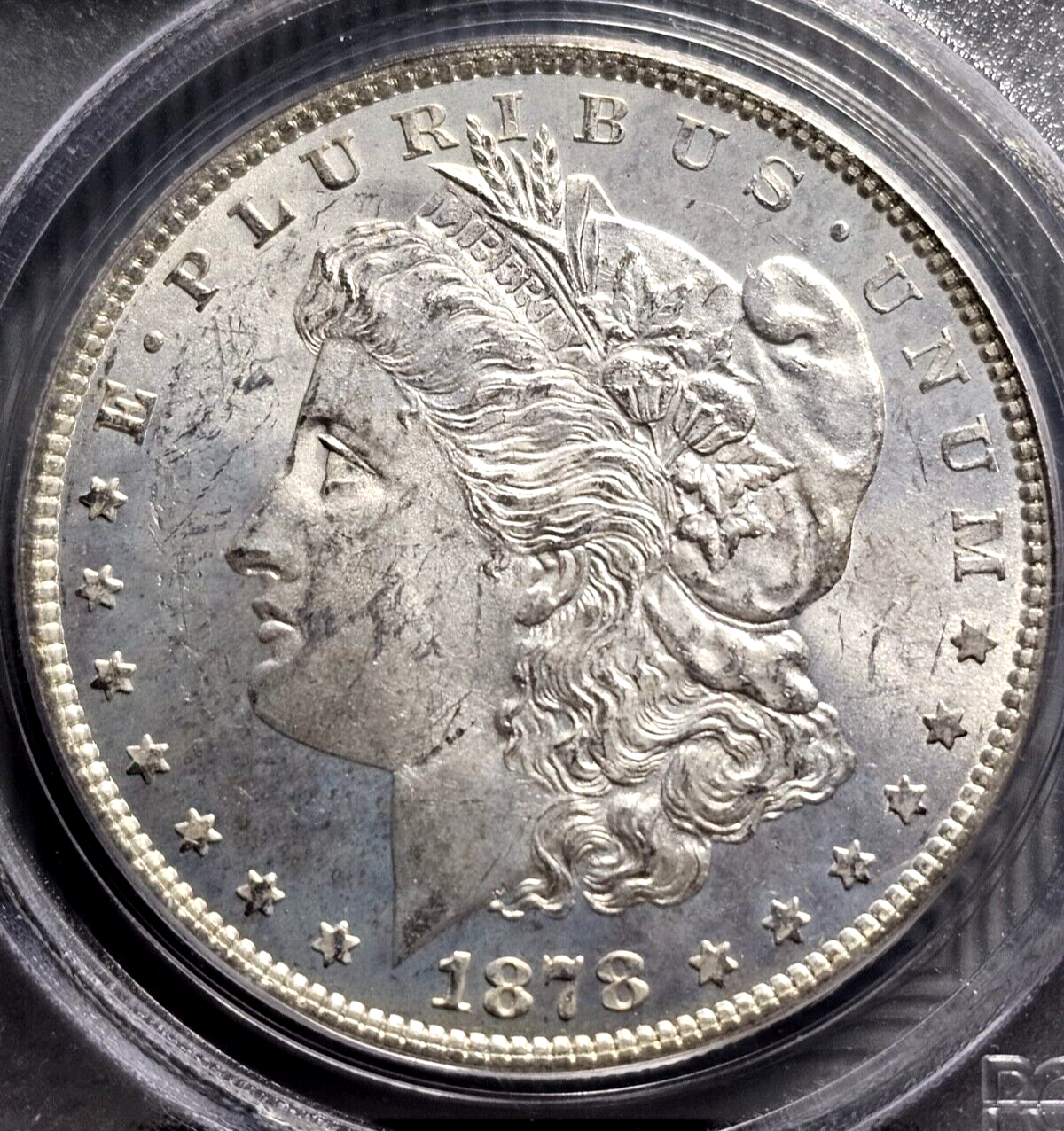 1878 Morgan Silver Dollar | 7/8TF | PCGS MS62 | OGH RARE