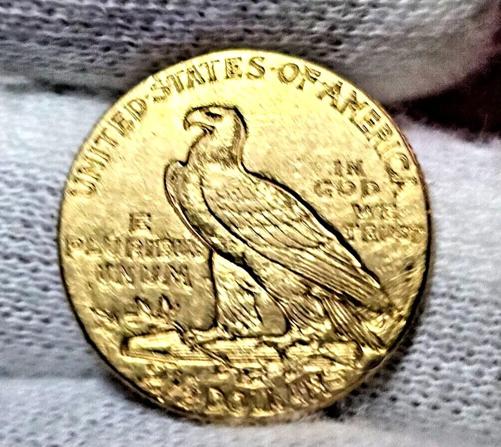 1914-D $2.5 Indian Head Gold Quarter Eagle | XF+ Scarce Semi-Key