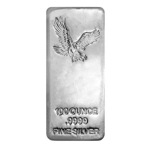 100oz Silver Bar | Random Design