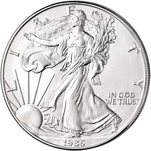 1986 1 oz American Silver Eagle Coin