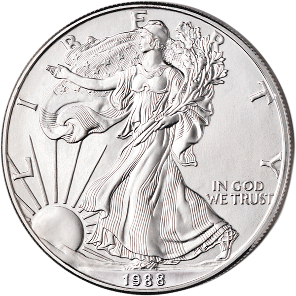 1988 1 oz American Silver Eagle Coin