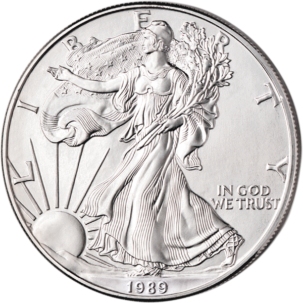 1989 1 oz American Silver Eagle Coin