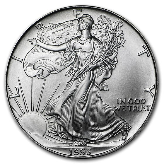 1993 1 oz American Silver Eagle Coin