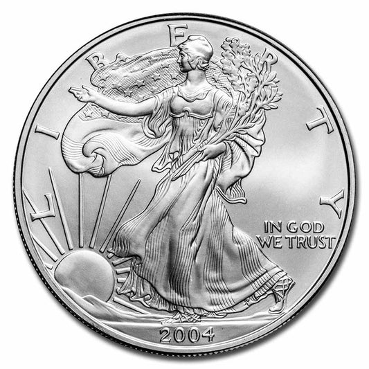 2004 1 oz American Silver Eagle Coin