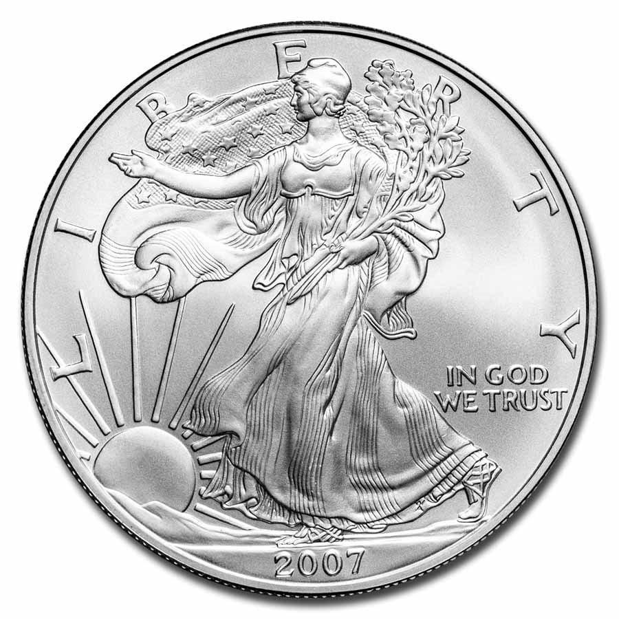 2007 1 oz American Silver Eagle Coin