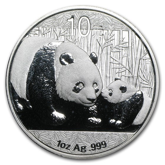 1 oz China Silver Panda Coin | Random Year