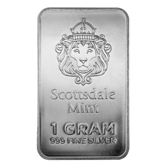 Silver Bar | 1 Gram | .999 Fine Silver Bar