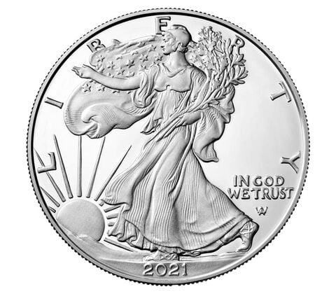 2021 1 oz American Silver Eagle Coin | Type 2