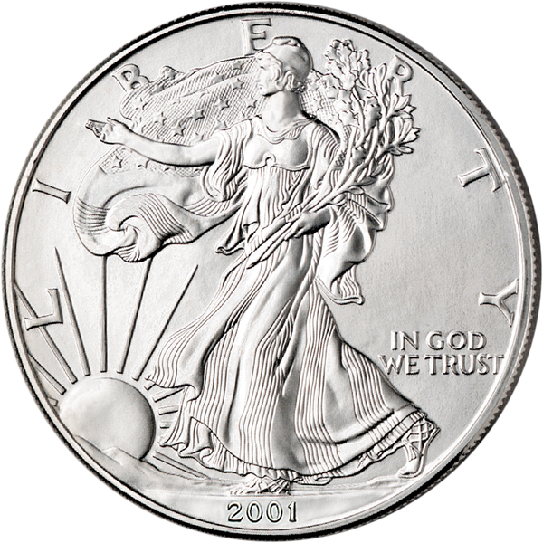 2001 1 oz American Silver Eagle Coin