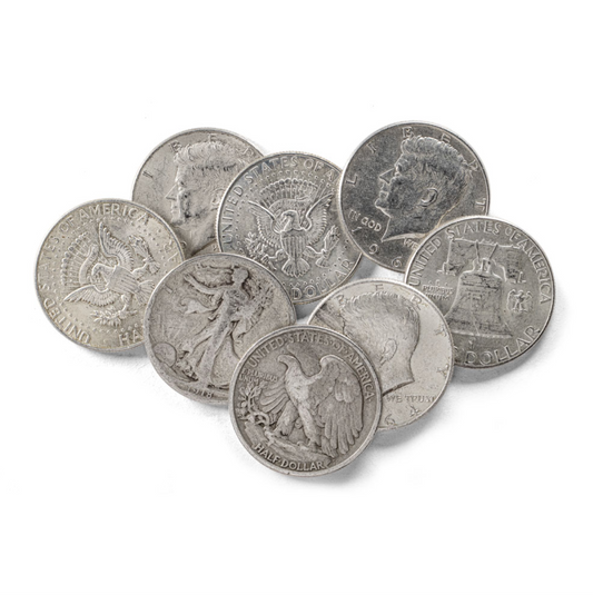 90% Silver Half Dollars | $10 FV | Circulated