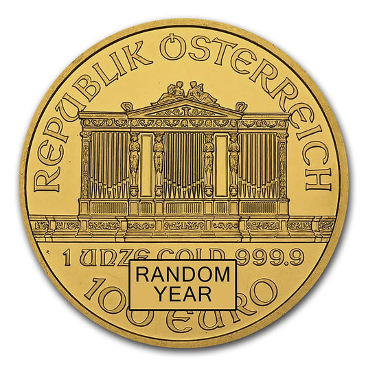 1 oz Austria Gold Philharmonic Coin | Random Year