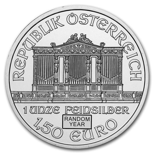 1 oz Austrian Silver Philharmonic Coin | Random Year