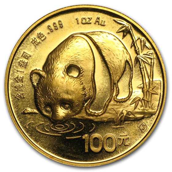 1 oz China Gold Panda Coin | Random Year