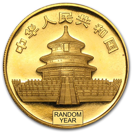 1 oz China Gold Panda Coin | Random Year