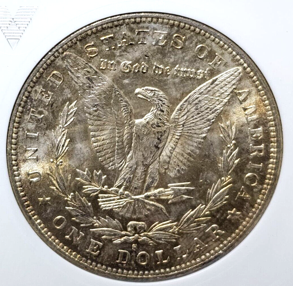 1879-S Morgan Silver Dollar | MS62 | Gold Luster Gold Toned Soap Box