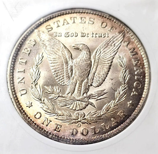 1890-O Morgan Silver Dollar | MS63 | TONED Soap Box