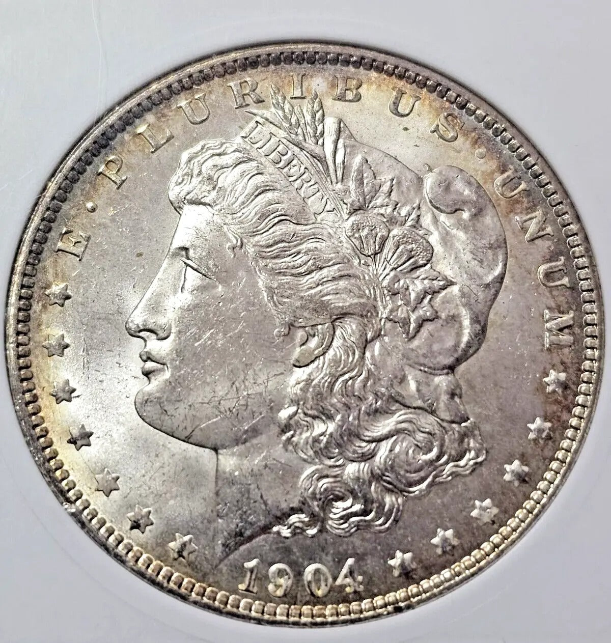 1904-O Morgan Silver Dollar | MS62 | Soap Box