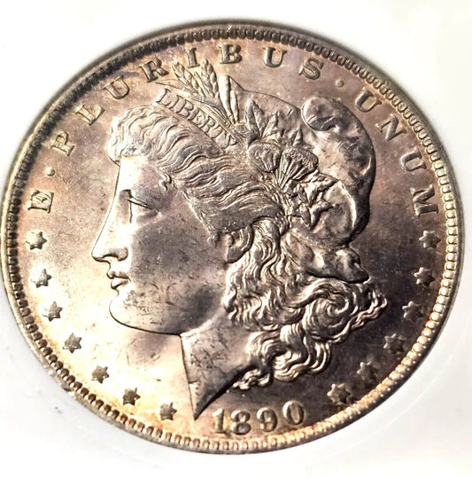 1890-O Morgan Silver Dollar | MS63 | TONED Soap Box