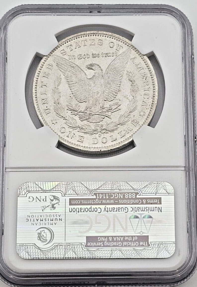 1884-O Morgan Silver Dollar | MS63 NGC | Cartwheels Luster