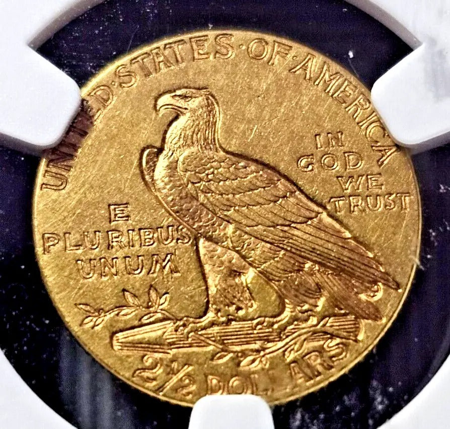 1915 $2.5 Gold Quarter Eagle Coin | NGC AU58