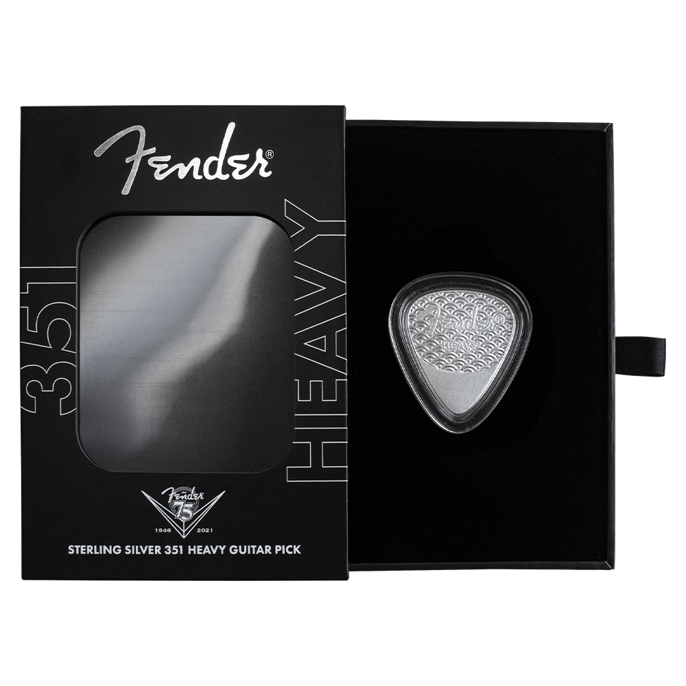 Silver 10 Gram PAMP Suisse Sterling Fender Playable Guitar Pick | Sealed | Unopened