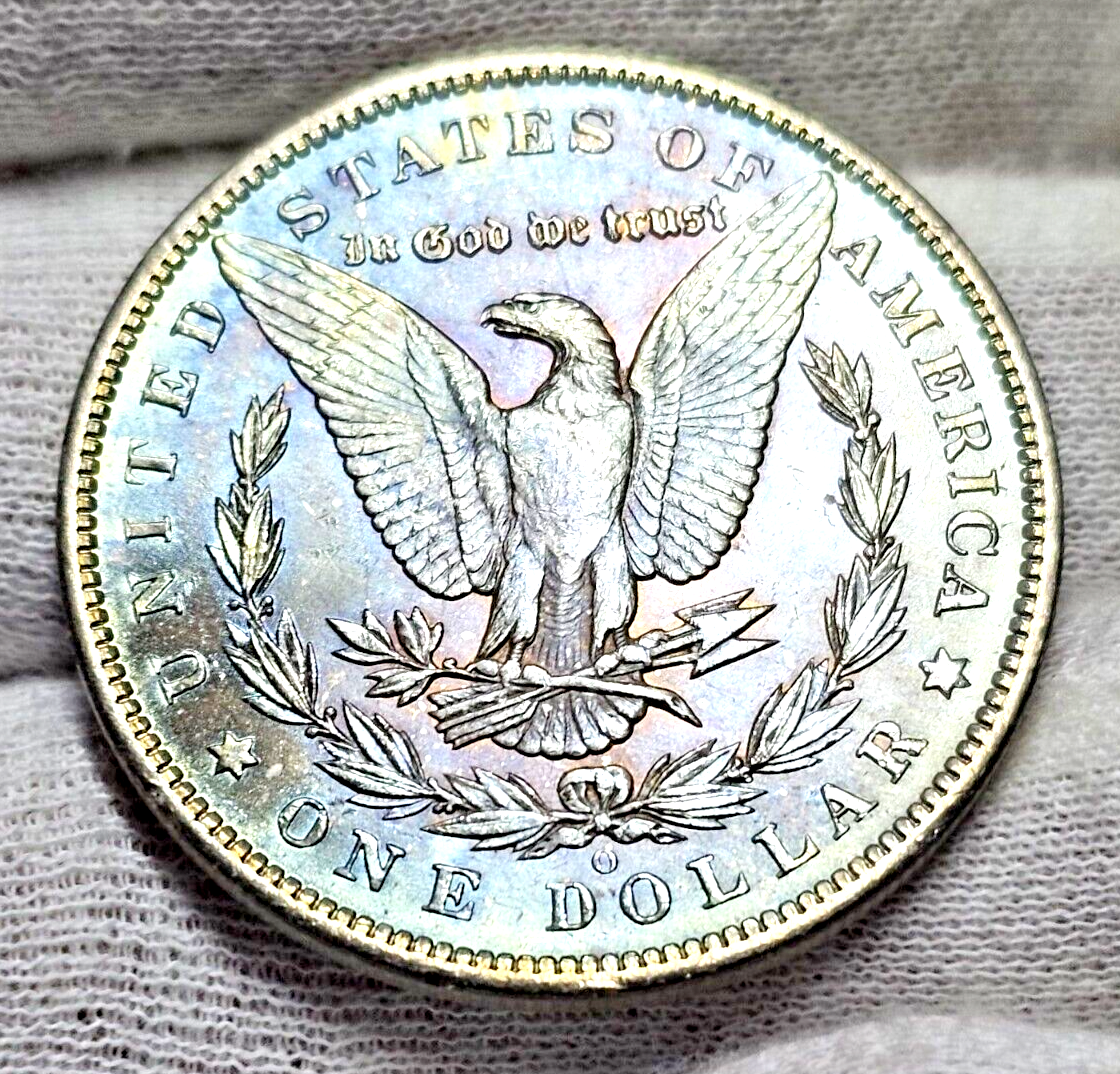 1885-O Morgan Silver Dollar | UNC Beautiful Toned | Ungraded