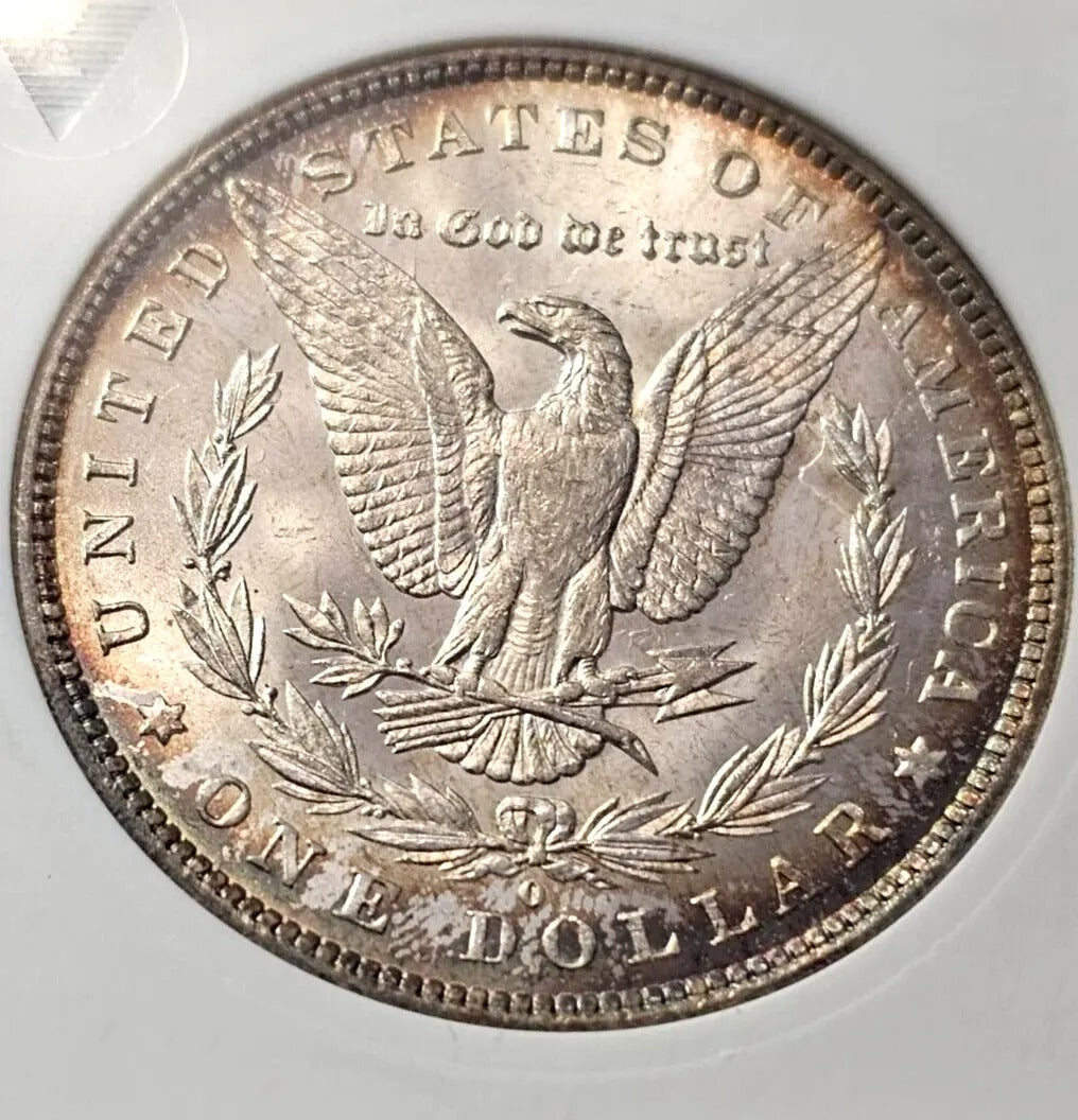 1884-O Morgan Silver Dollar | MS 65 | Toned Soap Box