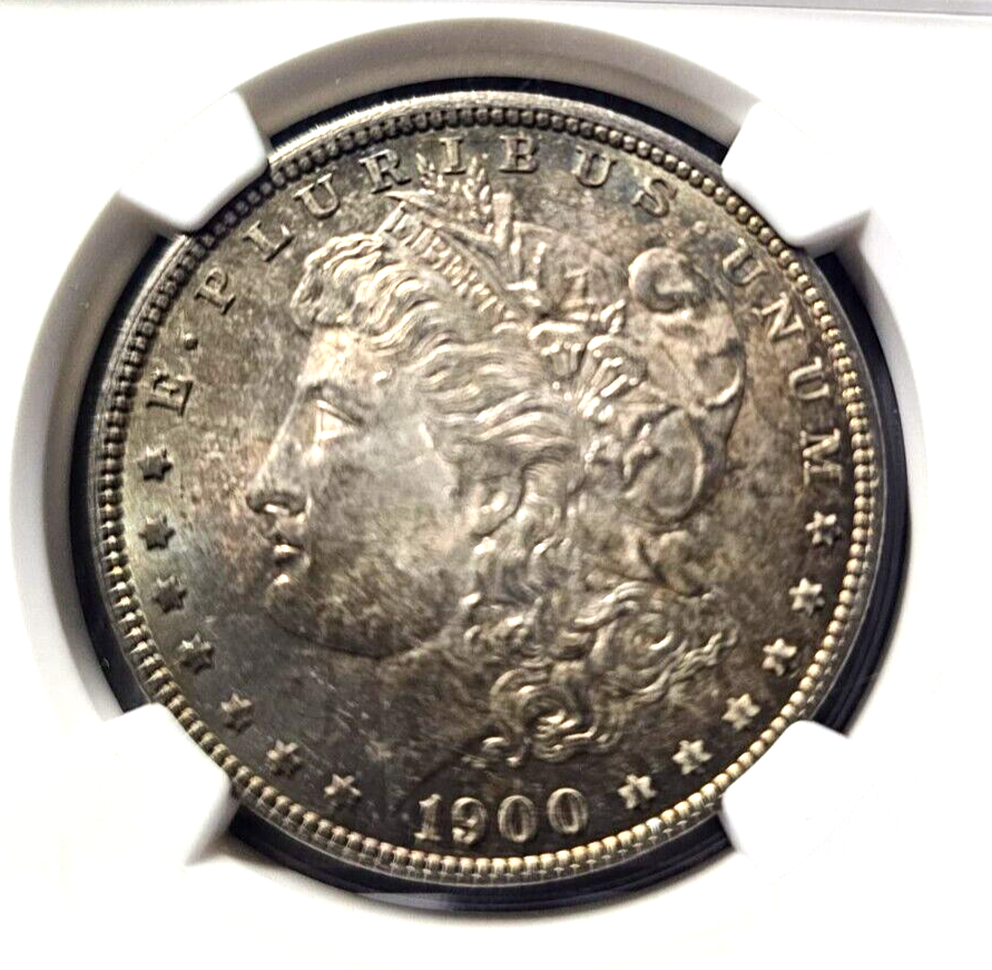 1900 Morgan Silver Dollar | NGC MS63 | Sunset Toning Errors