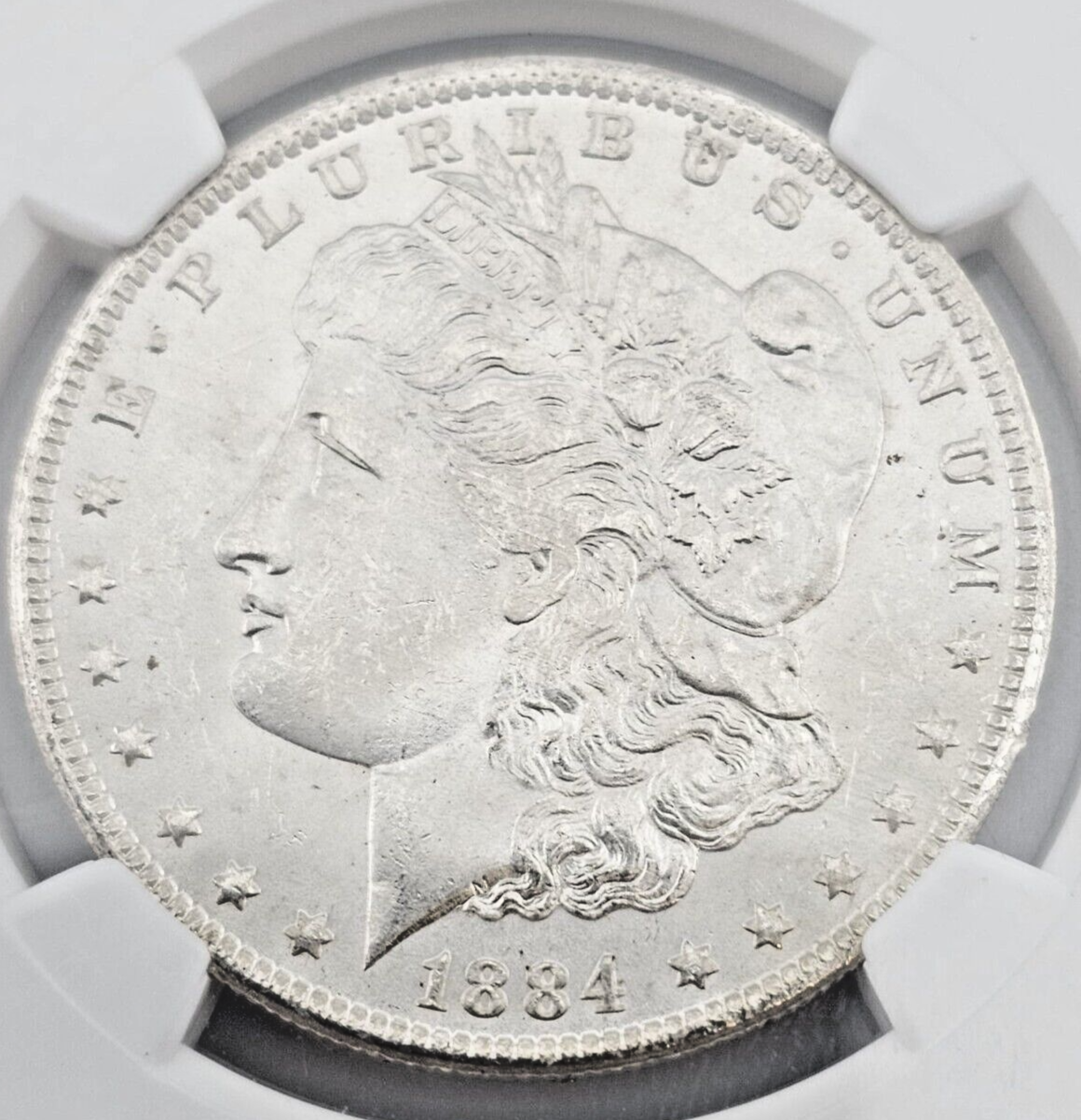 1884-O Morgan Silver Dollar | MS63 NGC | Cartwheels Luster