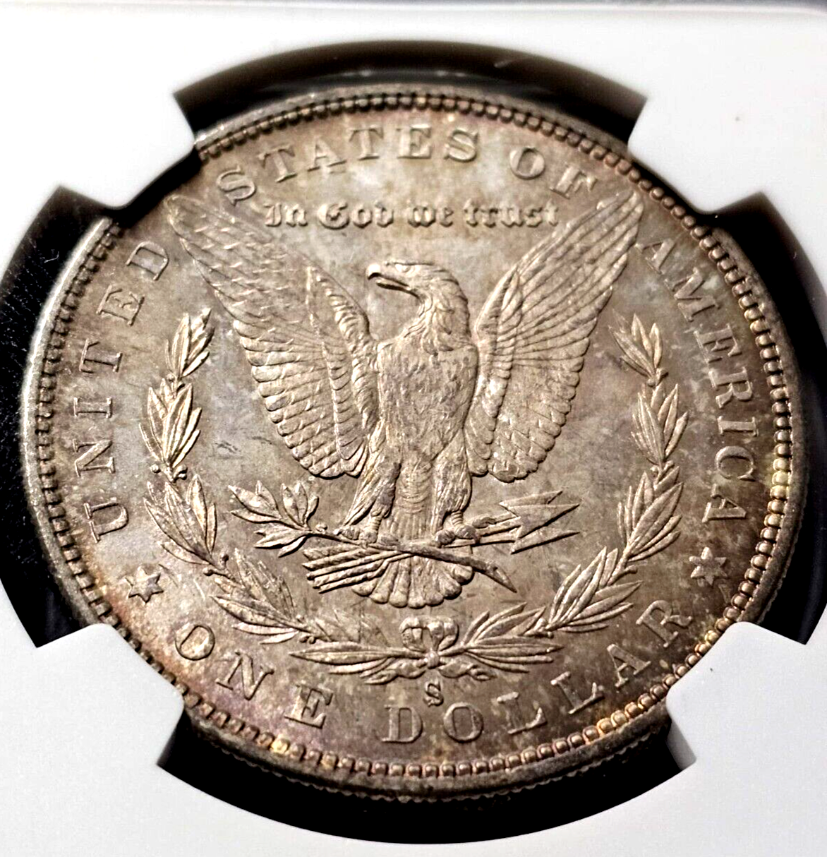 1880-S Morgan Silver Dollar | NGC MS63 | Toning Free Errors/VAM