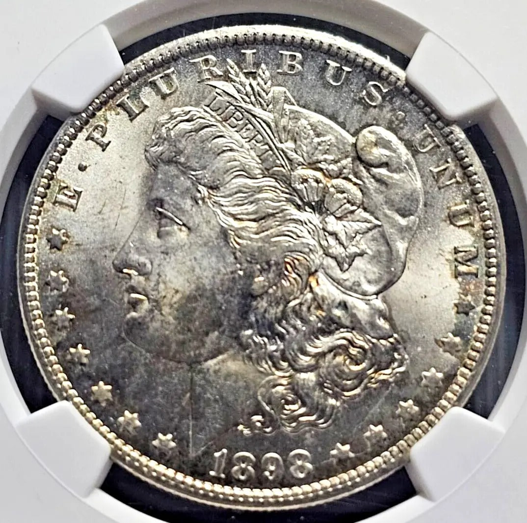 1898-O Morgan Silver Dollar | NGC MS64 | Toned