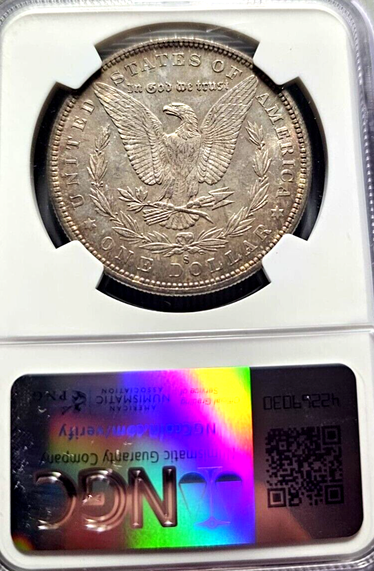 1880-S Morgan Silver Dollar | NGC MS63 | Toning Free Errors/VAM