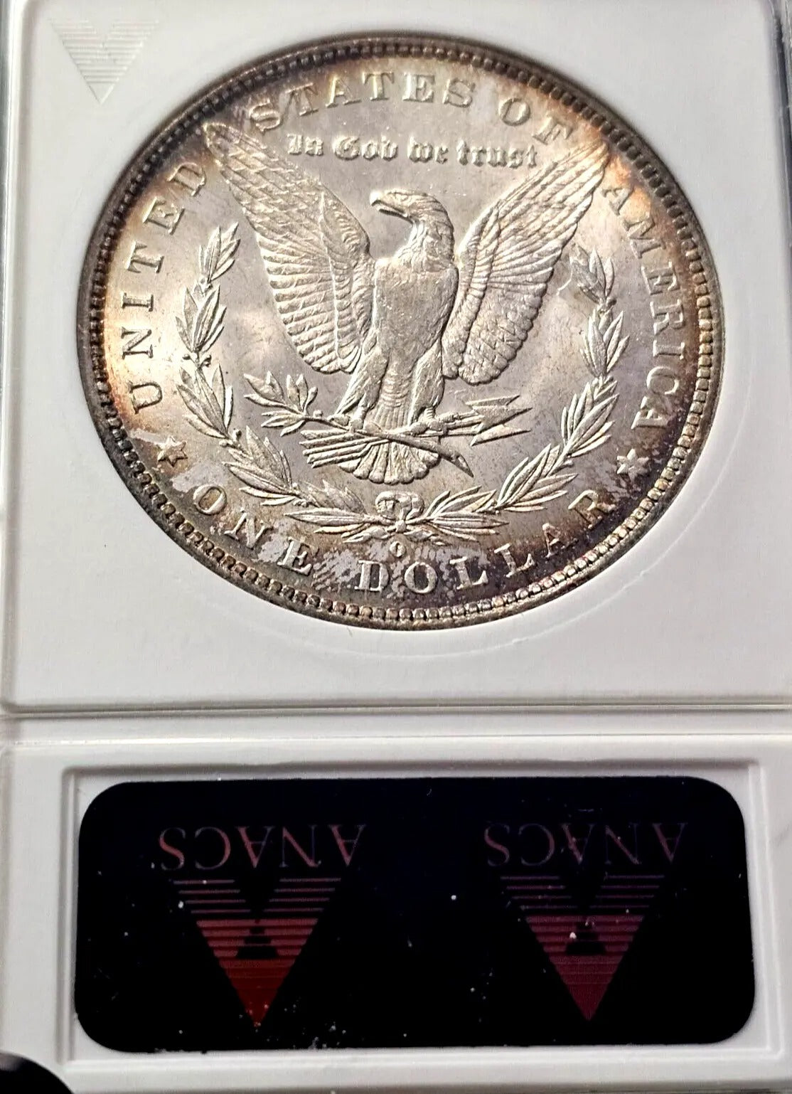 1884-O Morgan Silver Dollar | MS 65 | Toned Soap Box