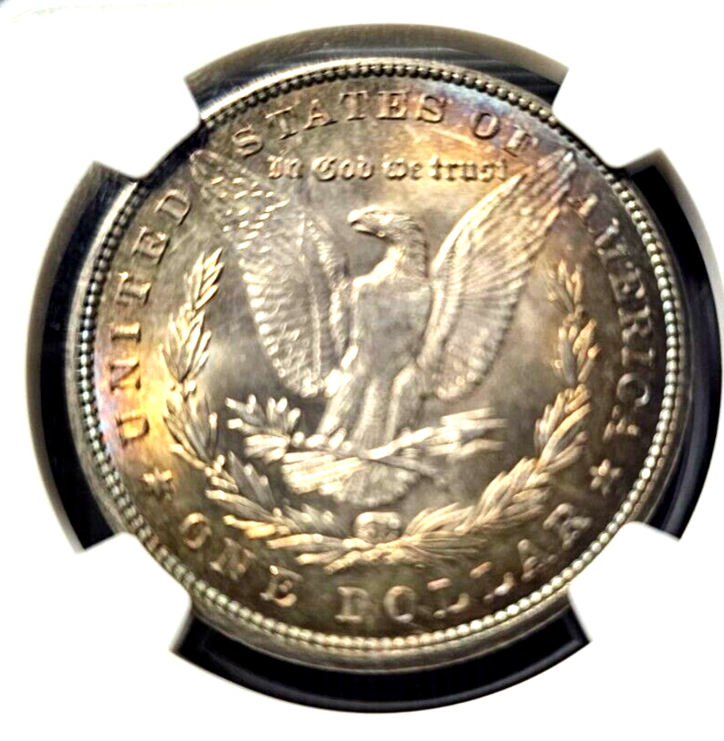 1900 Morgan Silver Dollar | NGC MS63 | Sunset Toning Errors