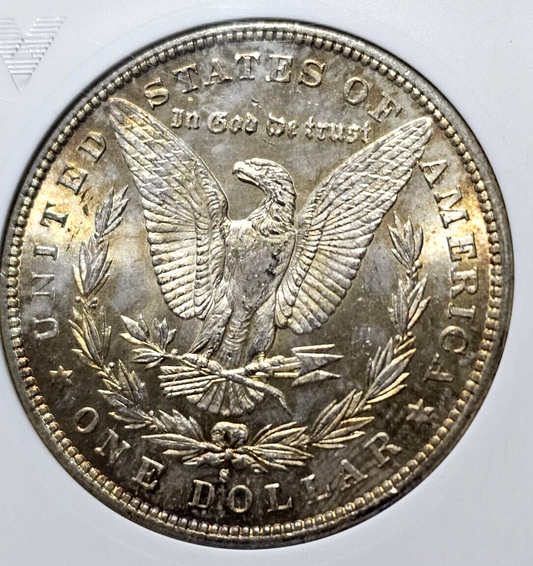 1879-S Morgan Silver Dollar | MS62 | Gold Luster Gold Toned Soap Box