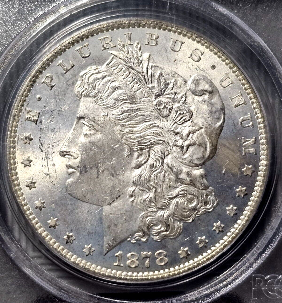 1878 Morgan Silver Dollar | 7/8TF | PCGS MS62 | OGH RARE