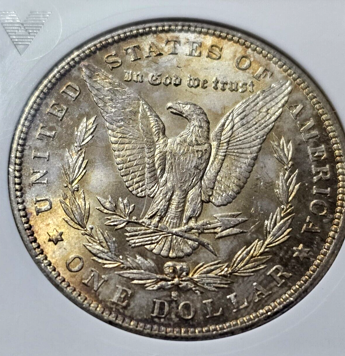 1879-S Morgan Silver Dollar | MS62 | Gold Luster Gold Toned Soap Box