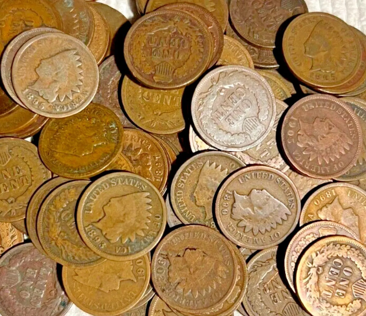 Indian Head Cents Pennies | 100 qty | Random Dates