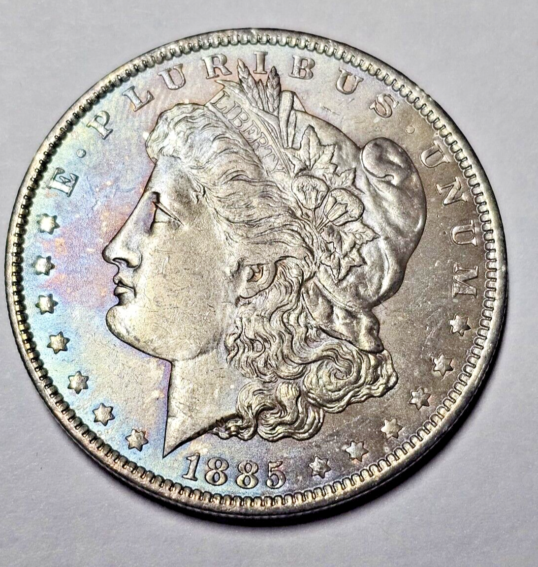 1885-O Morgan Silver Dollar | UNC Beautiful Toned | Ungraded